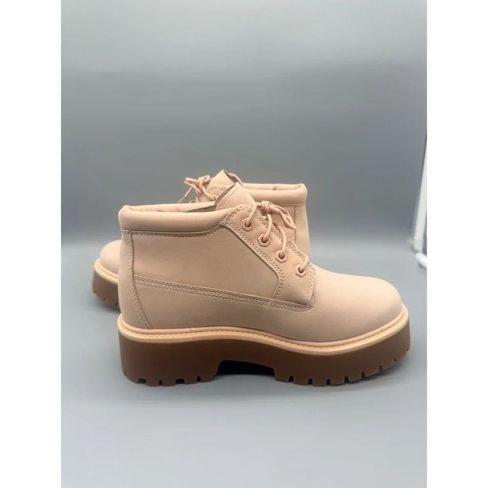 Timberland Stonestreet Platform Waterproof Chukka Pink Juniors 7 Womens 8.5-9